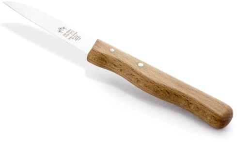 HERDER SCHÄLMESSER Solingen bokträ 17 cm - fruktkniv - skära kniv vass Made in Solingen allroundkniv rakt blad