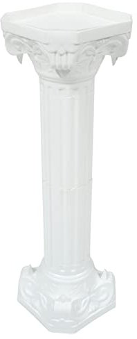 Happyyami Colonne Romaine Décorative Pilier Pour Guide De Mariage Ornement De Colonne Avec Base Stable Et Surface Lisse