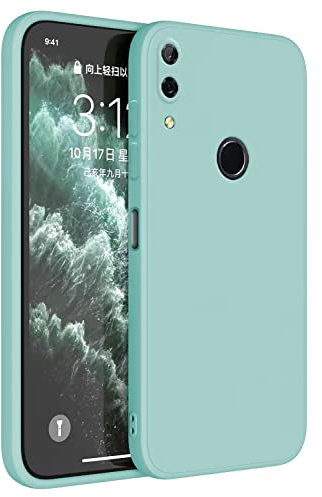 Topme Coque pour Huawei P Smart Z/Honor 9X (6.59 inches) Etui Housse, Protecteur de Peau en Silicone TPU - Cyan Clair
