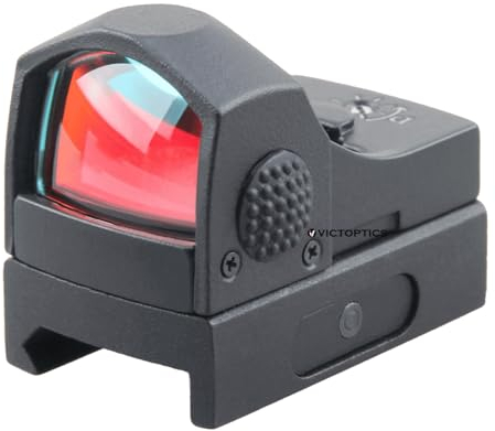 Vector Optics Victoptics V3 1x22 Sphinx Rotpunkt Visier für Sport, Airsoft und Jagd, Luftgewehr, Ziel-Visier, Reflex-Visier, Red-Dot zum zielen (Mit Montage für 21mm Picatinny/Weaver)