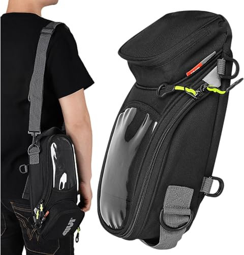 Borse magnetiche per serbatoiomoto, antiscivolo, colore nero, accessori permoto, borsa magnetica resistente, per la maggior parte delle moto