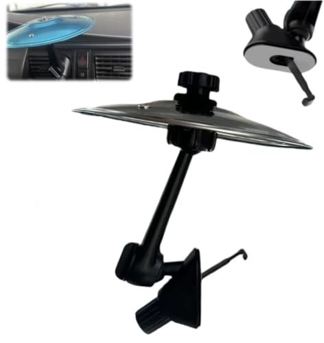 Platillo de ventilación de coche, platillo de ventilación de coche, divertido y fácil de enganchar para los amantes de la música del coche, ajuste de perilla de 360°, fácil instalación y resistente