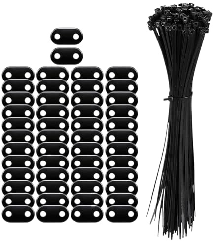 de fijación para valla, conjunto de montaje para valla de PVC de privacidad, accesorios resistentes a los rayos UV para barreras de terraza jardín y balcones