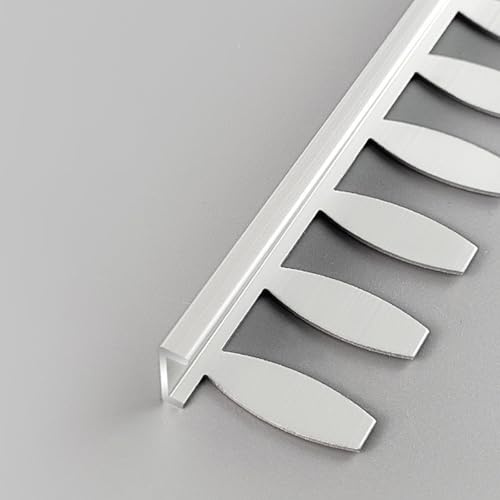 Vllentin Bendable Tiles Transition Rail,90cm*3 PCS,Bendable Stair Nosing Profile For Tiles,Tiles Joint Profile Trim Strips,Waterproof Moisture Resistant,for Floor And Wall Edge Protection