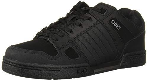 DVS DVF0000233019 Unisex Adulto Zapatillas de Skateboard, Negro (Black Black Leather 019), 44 EU