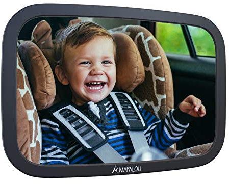 Autospiegel Baby Rücksitz - Rücksitzspiegel für Babys/Kinder Auto Spiegel Autospiegel Babyspiegel Kinderspiegel | Rückspiegel für Kindersitz Babysitz Babyschale Rückbank Sicherheitsspiegel