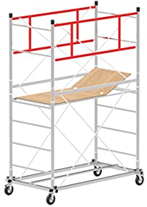 Échafaudage hauteur de travail 3,90 m en acier série M4 LUX BASE EXTRAIBLE - Fabriqué en Italie I SCEDIL