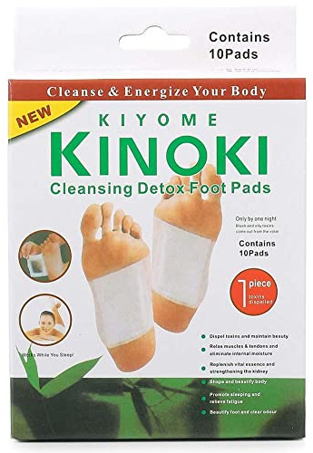Cerotto Disintossicante Piedi Kinoki - 20 Cerotti Detox Elimina Tossine Disintossicanti e Purificanti con Bamboo, Patch Piede 100% Naturali per Circolazione e Metabolismo (Standard)