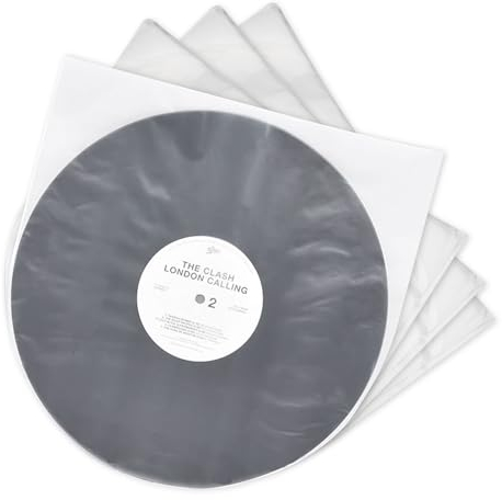 vinyl schallplatten, Schallplatten-Schutzhülle, 100 Stück Vinyl-Schallplatten-Außenhüllen, Durchsichtige Schutzhülle, Schallplatten-Aufbewahrung Für 12-Zoll-Schallplatten Und Doppel-LP-Albumhüllen