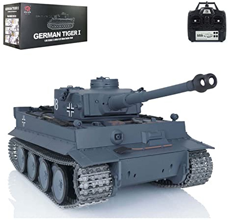 wheelfun RC Pansarvagn RTR 3818 1/16 7.0 Förbättrad metallversion Tiger I Infraröd strid Roterande torn på 340°