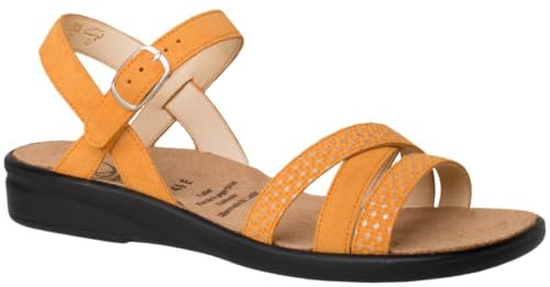 Ganter Damen Sonnica Sandale, orange, 38.5 EU X-Schmal