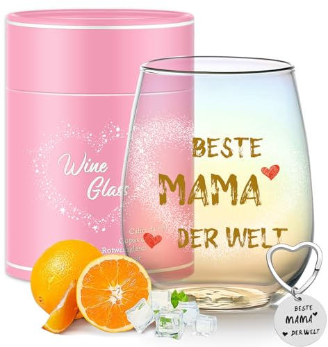 Regalos para mamá, copas de vino con grabado, mejor mamá del mundo, regalo para mujeres, regalo para el día de la madre, regalo de cumpleaños para mamá, día de la madre, Navidad, regalos, copas de