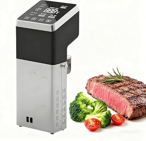 Sous Vide-maskiner, Sous Vide-cooker, 1600 W, immersionscirkulatorer, exakt temperatur- och tidskontroll, komplett sous vide-maskinkokningskit för kockar och nybörjare