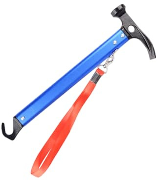 XAGMODSHN Martillo Multifuncional para Acampar Aire Libre Extractor De Clavijas Tienda Removedor Clavos Tiendas Campaña Removedor Martillo Mazos Camping