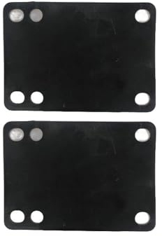 mophrati 2 Pieces Skateboard Risers Rise Pads Skateboarding Removable Height Increase Washer Protective Gasket Accessories