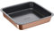Moule à cake carré Tefal Airbake 23X23 cm Anti-adhésif Acier Marron