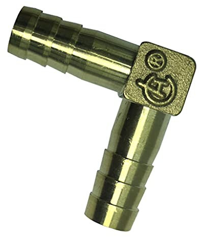 Suammiitstrieadea Connettore per tubo flessibile a forma di L per compressore d'aria a gas a doppia pagoda, 10 mm