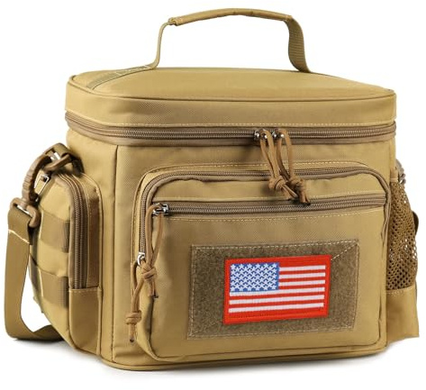 Lunch Box for Men, 12L Leakproof Tactical Lunch Bag Large Cooler for work
