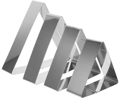 TOPBATHY 5pièces Moules De Cuisson Triangulaires Moules à Pâtisserie pour Muffins Fournitures De Boulangerie Formes De Gâteau Accessoires De Cuisine