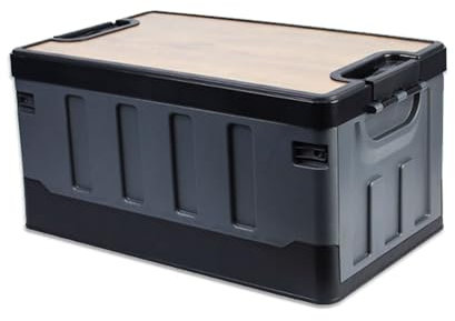 Outdoor Storage Box – Waterproof Foldable Deck Container | Large Garden Pool Organizer | Lockable Patio Chest with Handles | Weather Resistant Utility Bin for Backyard Garage Balcony Use