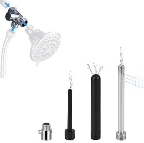 Shower Enema System with 79 Inch Hose, 3-Way Diverter, Water Control Valve for Men and Women Portable Cleaning, Enema Nozzle Kit Cleaner Attachment