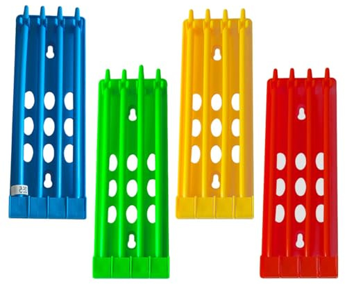 Veemoon 4 pièces Support Anneaux pour Pattes de Pigeon Organisateur Robuste Plastique pour Fournitures Pigeons Voyageurs Porte-bagues Pied Oiseau Suspendu Étagère