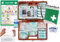 Verbandskoffer/Verbandskasten (G) Typ C -Paket 2- Erste Hilfe nach AKTUELLER DIN 13169 für Betriebe INKL. Verbandbuch + Hygiene-Gel & AUSHANG