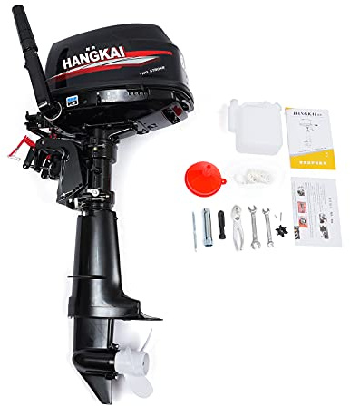 6.0HP Mercury Outboard Motor 2 Stroke Trolling Motor Marine Engine Fishing Boat Engine Water Cooling CDI System for Dinghies, Fishing Boats