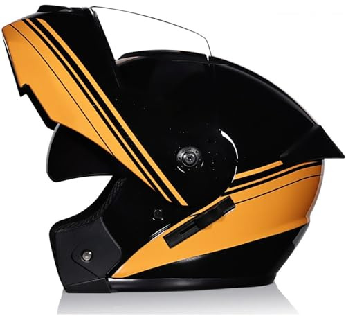 Casque Moto Modulable Flip Up Homme VTT Casque Quad ECE Homologué Casque Scooter Femme Adulte Double Visière Casques intégraux pour Moto Casque Scooter Homme Homme Femme S~XL