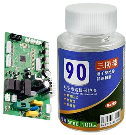 Rivestimento Conforme 100ml | 1*pcs Vernice Impermeabile Trasparente | 5x8,5 Cm Protezione Per Elettronica, Circuiti Stampati, PCB, LED, Scheda Madre, Auto Ed Applicazioni Industriali