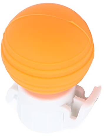 SUNGOOYUE Flasksparpropp Silikon Soda Flasklock Återanvändbar Fizz Keeper Pump Läcksäker Dryckesförsegling 27g för Läsk och Vinförvaring Hemma Picknickresor (Orange)