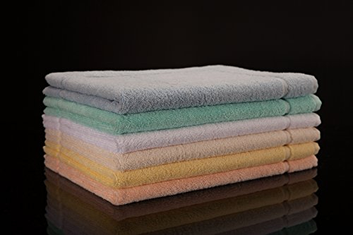 CA26 Badevorleger, Badematten, Vorleger, Badteppich, Duschvorleger ca. 50x70 cm, 100% BaumwolleCastejo (apricot)