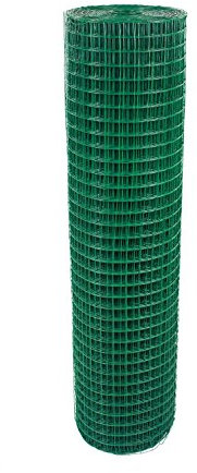 HYGRAD® 1 x 1 Welded Galvanised PVC Plastic Coated Fencing Chicken Wire Mesh Aviary Garden NEW (0.9M X 30M)