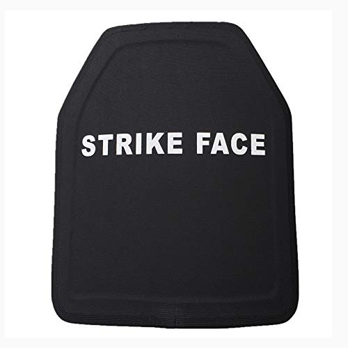 BSTCAR Plaque de Protection NIJ IIIA 2,3 mm NIJ Level IIIA Stand Alone Panneau Pare-balles pour Gilets et Porte-plaques 25x30 cm