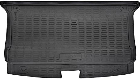 J&J AUTOMOTIVE | Tapis De Coffre en Caoutchouc TPE Toutes Saisons pour I3 5P. Berlina 2013-2022 Bord Haut Noir Antidérapant Toutes Saisons Adapté Animaux de Compagnie