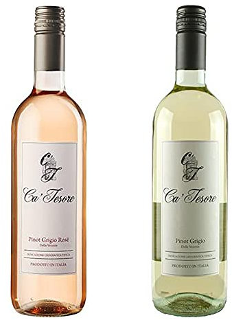 Ca’ Tesore Pair – Pinot Grigio & Pinot Grigio Rosé | 12% ABV