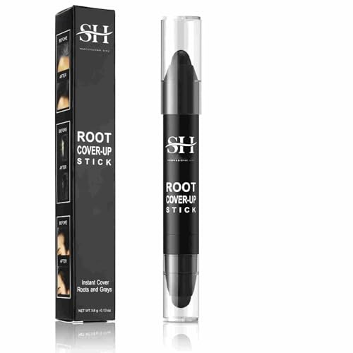 Gowwim Root Touch Up - Dark Brown, Quick Stick Root Concealer to Cover Grays