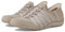 Skechers Womens Slip Ins: Breathe Easy Roll with Me Runners Tape Ripstop 8 (41) Taupe