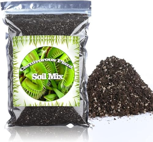 10L Carnivorous Plant Soil Mix for Repotting, All Natural Ingredients Great for Venus, Sundews, and Pitcher Plants