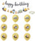 1 Stück Baufahrzeug Geburtstag Zugfahne, 9 Stück Luftballons Mit 1 Rolle Band, Dekoration Für Kindergeburtstag, Autodekoration, Baggerdekoration, Geburtstagshintergrundbanner