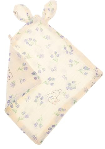 ibasenice Waschlappen Aus Baumwolle Saugfähiges Handtuch Für Neugeborene Quadratisches Gesichtshandtuch Mit Süßem Ohrendesign Multifunktional Als Spucktuch Oder Handtuch Für Sensible