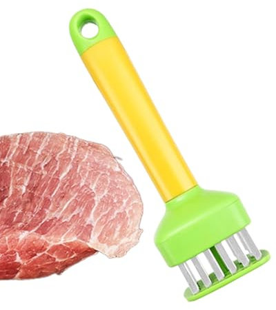 Genérico Strumento di ammorbidimento per cucitrice di carne, ago per cucitrice di carne in acciaio inox, strumento di cottura per la carne per ammorbidire, marinare e colpire