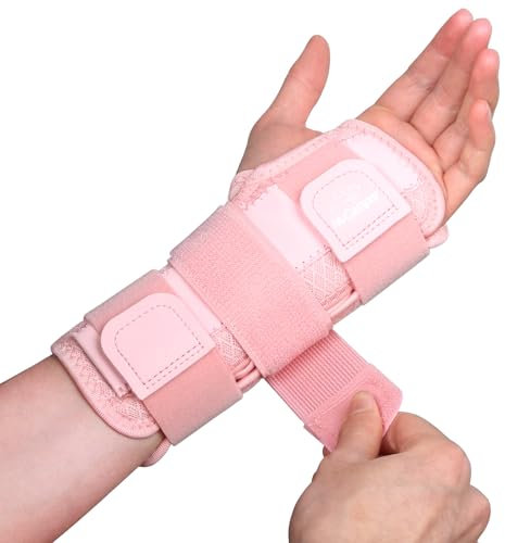 NuCamper Attelle de Poignet pour le Canal Carpien, Support Ajustable, Protège Poignet Avec Attelles Amovibles pour Hommes et Femmes, Orthèse de Main pour Soulager la Douleur, l'arthrite, la Tendinite