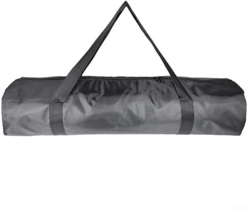 ZWEquipint Bolsa de almacenamiento plegable para silla de camping, tienda de campaña, toldo, organizador, con asa, negro (60 x 20 x 15 cm)