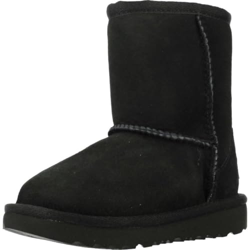 UGG Unisex Kinder Classic II Klassische Stiefel, Schwarz, 32.5 EU
