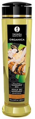 Shunga Erotic Arts Organica Massage-Öl, Orange, 240 ml