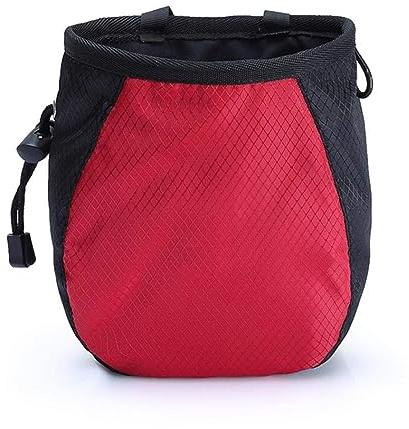 FUZVOL Borsa per gesso da arrampicata in magnesio con tasca regolabile e coulisse per arrampicata su roccia all'aperto boulder