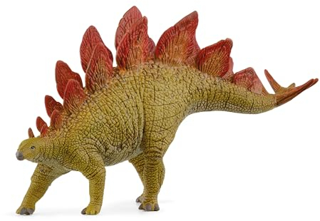 schleich 15040 Stegosaurus, ab 5 Jahren, DINOSAURS - Spielfigur, 5 x 20 x 10 cm, Black