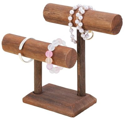 Umimiss Bracelet Stand - Bracelet Holder Display Stand, Bracelet Stand Wooden, Scrunchie Holder Stand, Bracelet Storage Organiser, Jewelry Display Stand For Bracelets, Anklets, Watches, Bangles