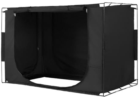 VEVOR Tienda de Campaña para Cama de 190x99x119 cm Tienda de Campaña Transpirable de 3 Puertas con Postes de Fibra de 9 mm para Privacidad en la Cama Dosel Opaca 70% para Camas de Niños y Adultos